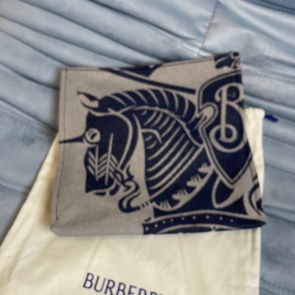 Burberry Handbags - Burberry logo-print canvas clutch bag